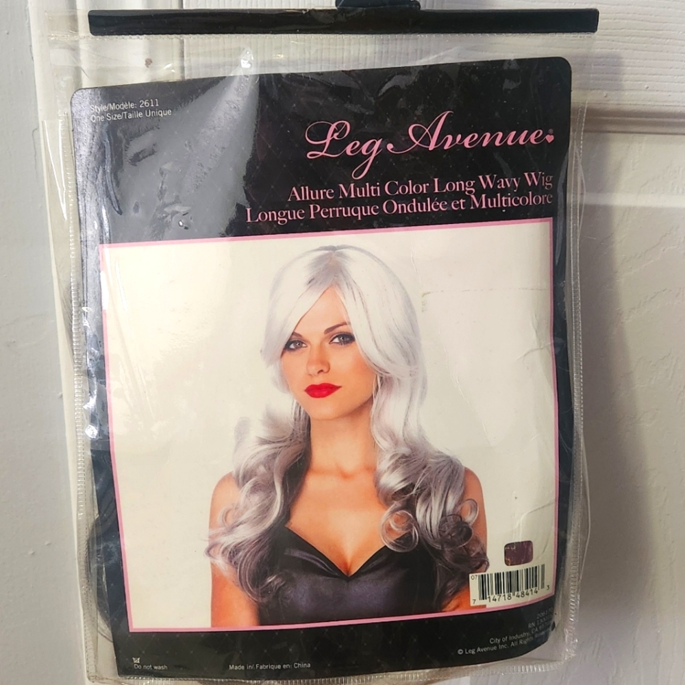 Leg Avenue Multicolor Long Wavy Wig